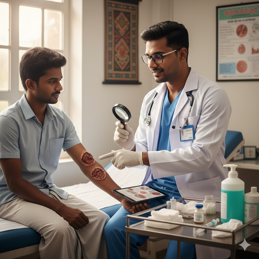 Case detection, diagnosis, treatment and follow-up