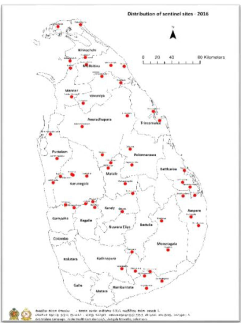 Malaria Vector Larval Surveys - 2016